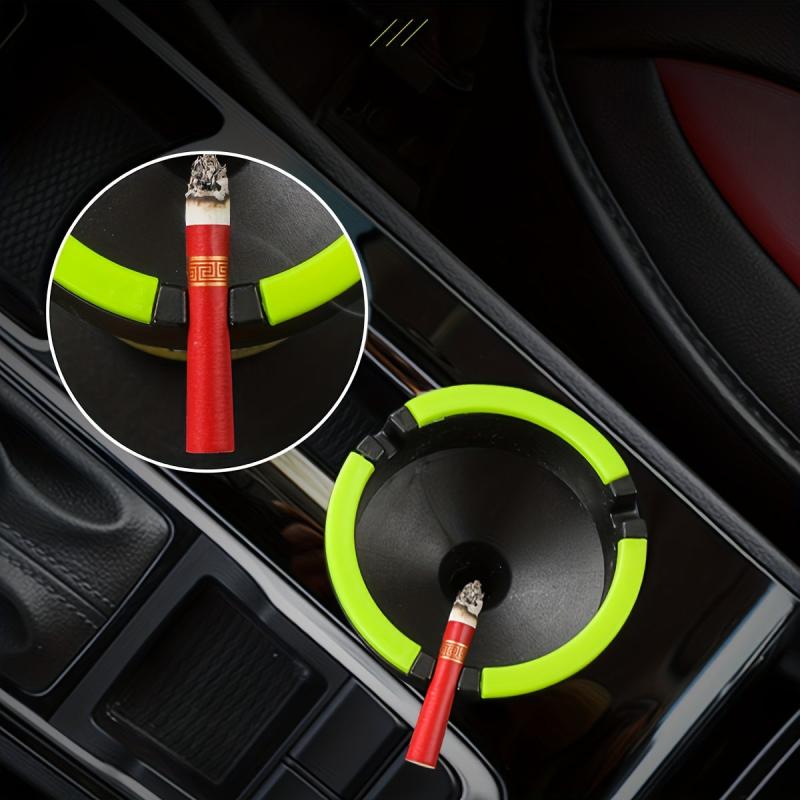Portable Luminous Car Ashtray Self Extinguishing Ashtray Household Decor
