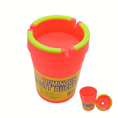 Portable Luminous Car Ashtray Self Extinguishing Ashtray Household Decor