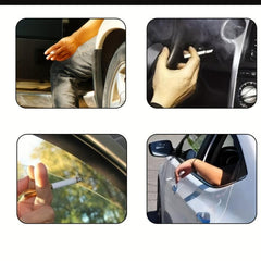 Portable Luminous Car Ashtray Self Extinguishing Ashtray Household Decor