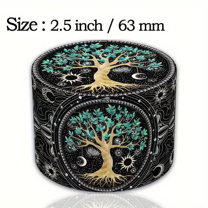 Christmas Pattern Metal Grinder Spice Crusher