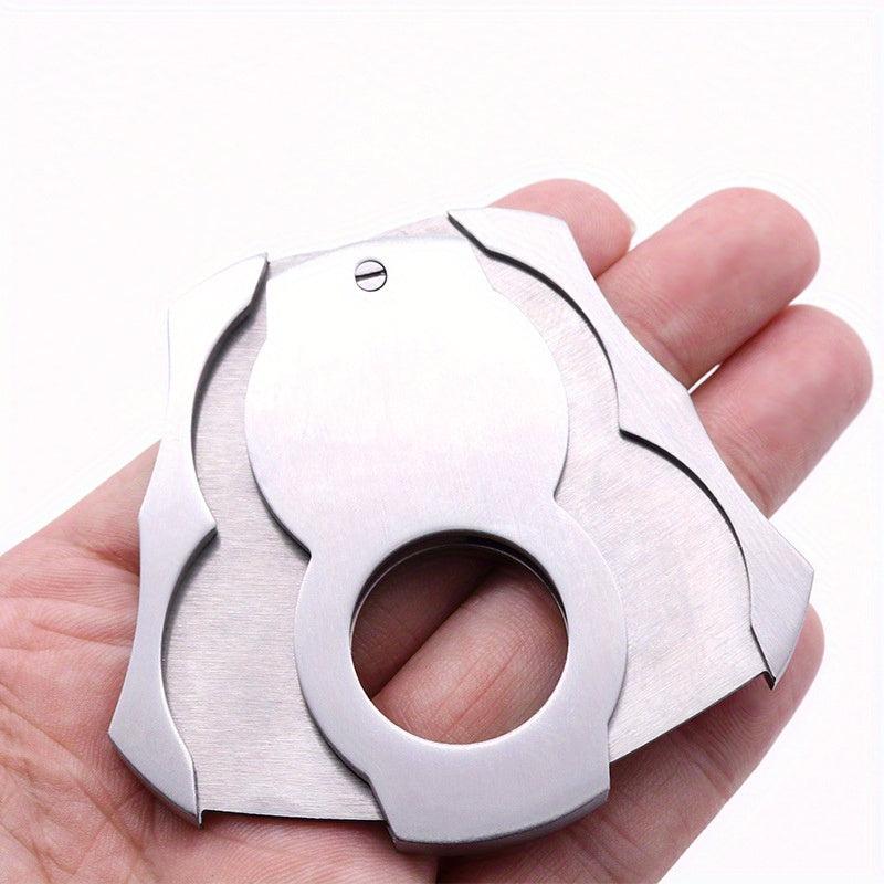 Stainless Steel Cigar Cutter Portable Metal Cigar Scissor Smoking Accessories