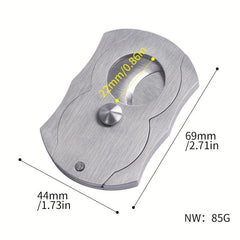 Stainless Steel Cigar Cutter Portable Metal Cigar Scissor Smoking Accessories
