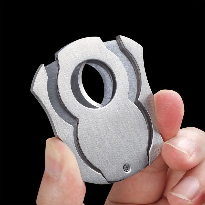 Stainless Steel Cigar Cutter Portable Metal Cigar Scissor Smoking Accessories