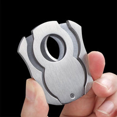 Stainless Steel Cigar Cutter Portable Metal Cigar Scissor Smoking Accessories