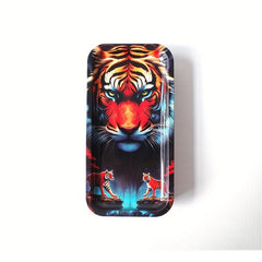 Creative Pattern Storage Box Metal Portable Protective Case Container