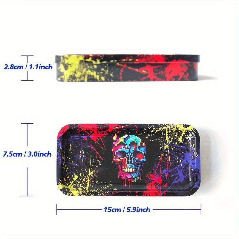 Creative Pattern Storage Box Metal Portable Protective Case Container