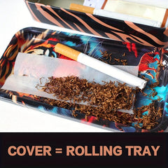 Creative Pattern Storage Box Metal Portable Protective Case Container