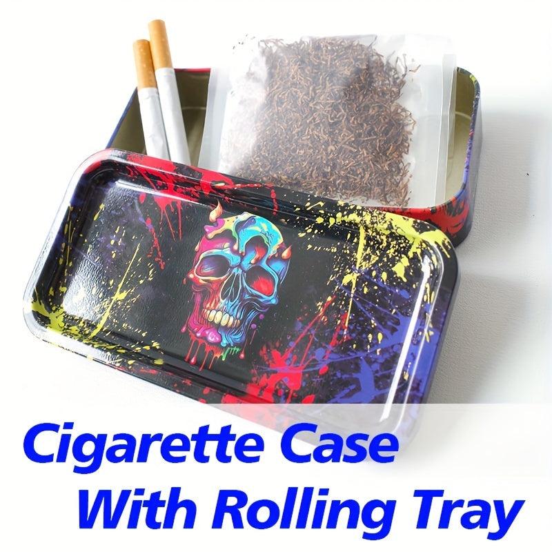 Creative Pattern Storage Box Metal Portable Protective Case Container