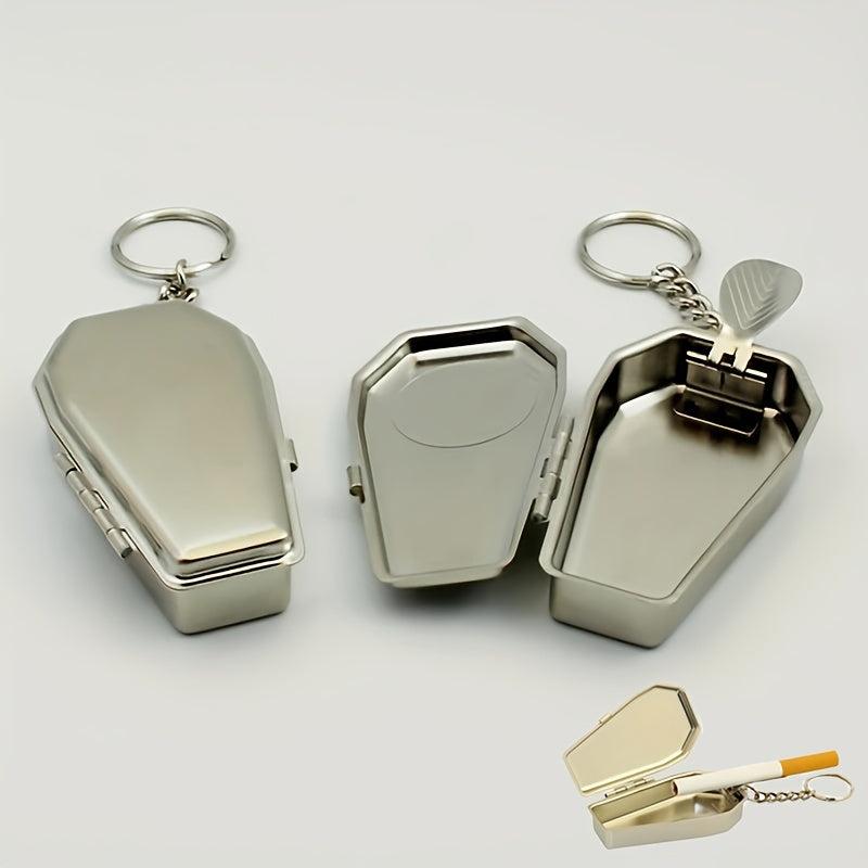 Portable Ashtray Keychain Pocket Ashtray Fancy Gift For Men Women