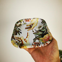 Creative Pattern Metal Tobacco Rolling Tray Cigarette Wake Up Tray