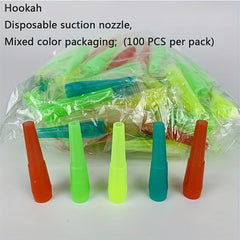 100 Disposable Plastic Mouth Tips Smoking Products Portable Mouthpieces