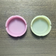 Luminous Silicone Ashtray Round & Fluorescent - Smoking Accessories