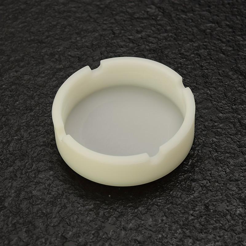 Luminous Silicone Ashtray Round & Fluorescent - Smoking Accessories