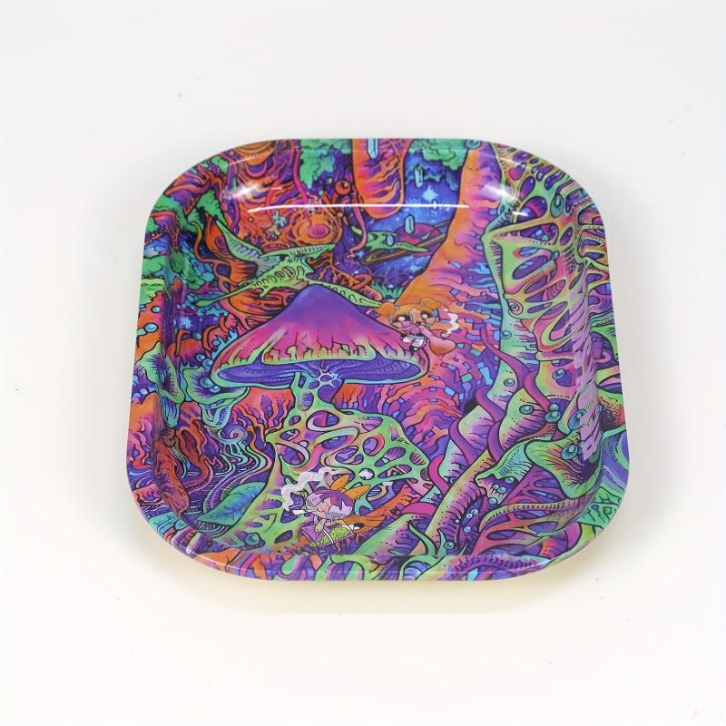 Creative Pattern Rolling Tray Operation Tray Durable Household Multipurpose Tray