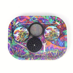 Creative Pattern Rolling Tray Operation Tray Durable Household Multipurpose Tray