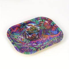 Creative Pattern Rolling Tray Operation Tray Durable Household Multipurpose Tray