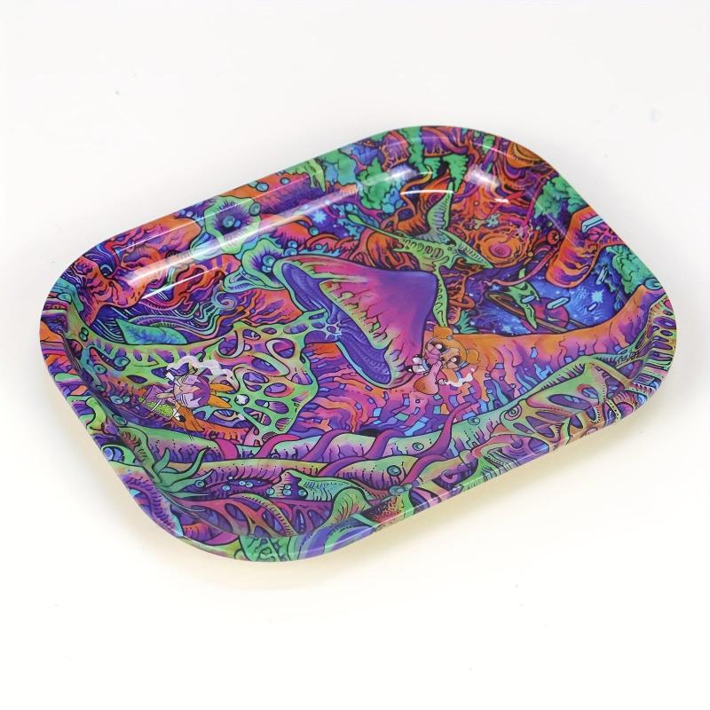 Creative Pattern Rolling Tray Operation Tray Durable Household Multipurpose Tray