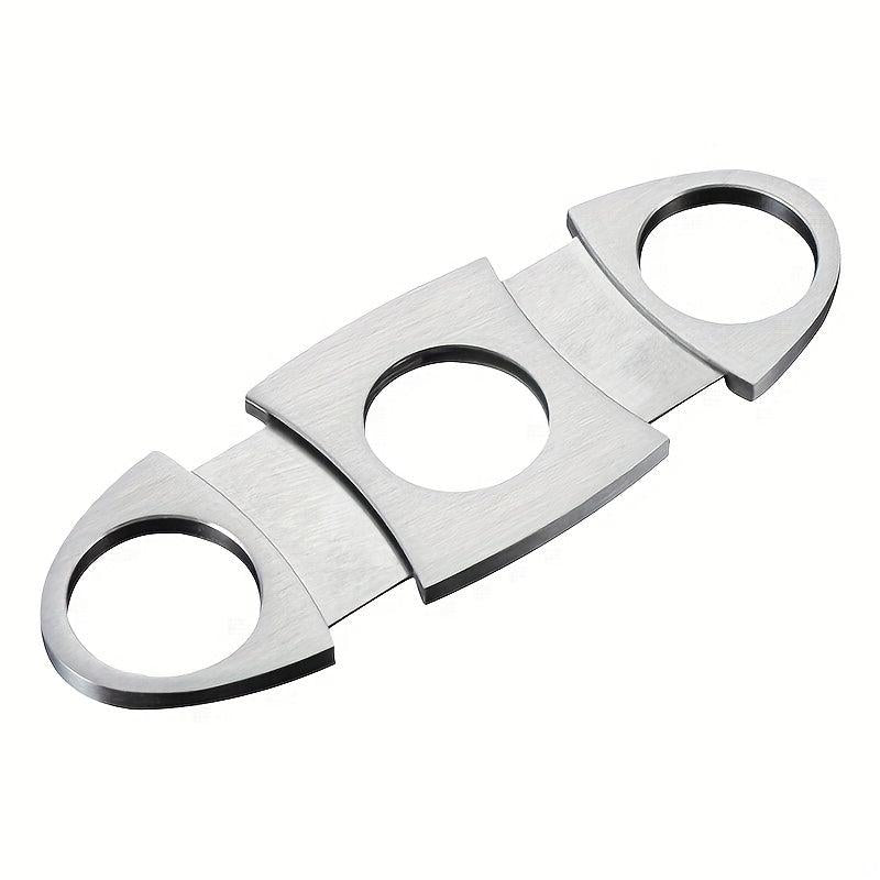Modern Minimalist Stainless Steel Cigar Cutter