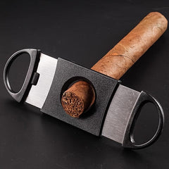 Modern Minimalist Stainless Steel Cigar Cutter