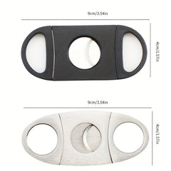 Modern Minimalist Stainless Steel Cigar Cutter