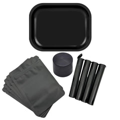 11pcs Rolling Tray Herb Grinder Mylar Bags Combo Household Gadget