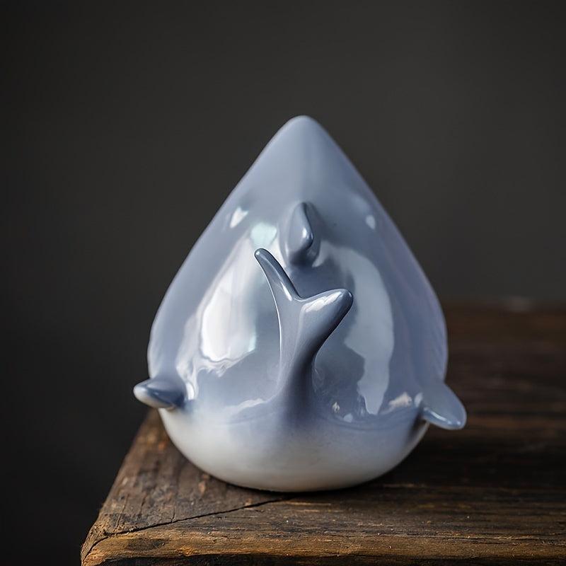 Ceramic Shark Ashtray Decorative Household Gadget