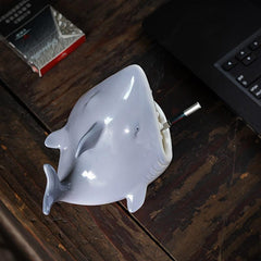 Ceramic Shark Ashtray Decorative Household Gadget