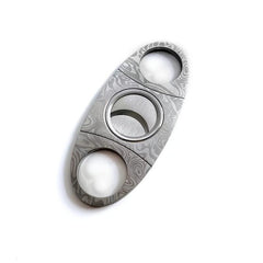 Silvery Stainless Steel Cigar Scissors Double edge Cigar Cutter