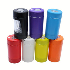 LED Glass Storage Jar Moisturizing Jar Sealed Container Household Gadget