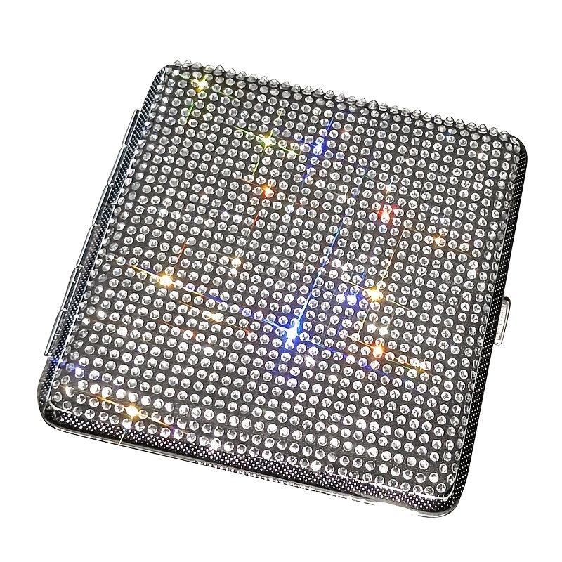 Bling Crystal Storage Case Portable Holder Container For Women Gadget