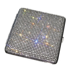 Bling Crystal Storage Case Portable Holder Container For Women Gadget