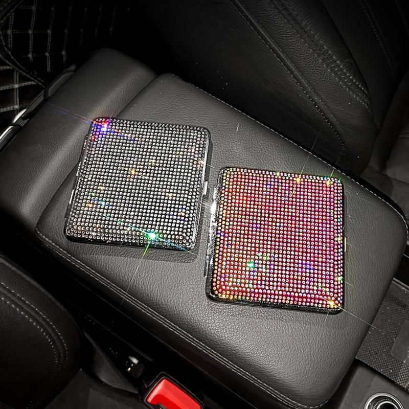 Bling Crystal Storage Case Portable Holder Container For Women Gadget