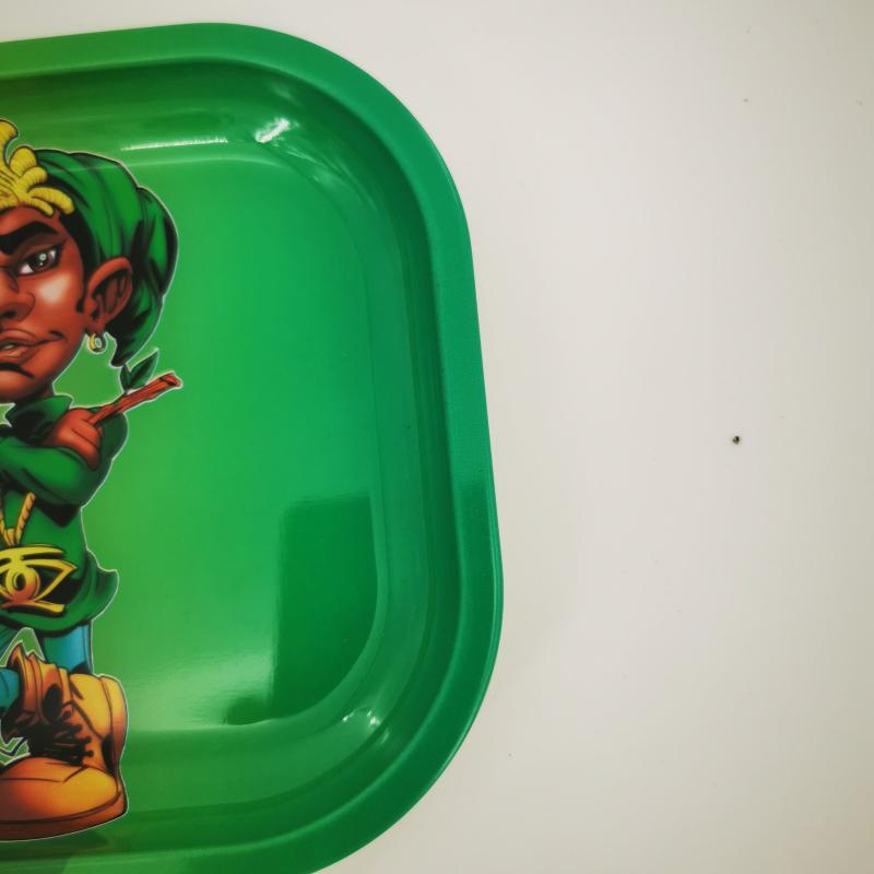 Creative Pattern Rolling Tray | Durable Multipurpose Wake Up Tray | Home Decor