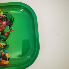 Creative Pattern Rolling Tray | Durable Multipurpose Wake Up Tray | Home Decor