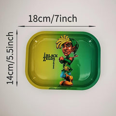 Creative Pattern Rolling Tray | Durable Multipurpose Wake Up Tray | Home Decor