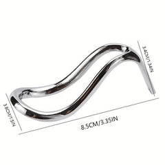 Portable High Heel Shaped Holder Metal Storage Rack Home Decor