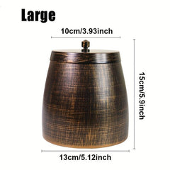 1pc Windproof Ashtray With Lid Decorative Ashtray for Home Hotel Bar Office