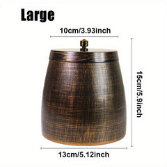 1pc Windproof Ashtray With Lid Decorative Ashtray for Home Hotel Bar Office