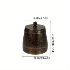 1pc Windproof Ashtray With Lid Decorative Ashtray for Home Hotel Bar Office