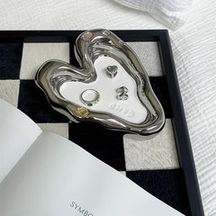 Heart Ceramic Ashtray Decorative Ornaments for Home Hotel Bar Office