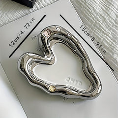 Heart Ceramic Ashtray Decorative Ornaments for Home Hotel Bar Office