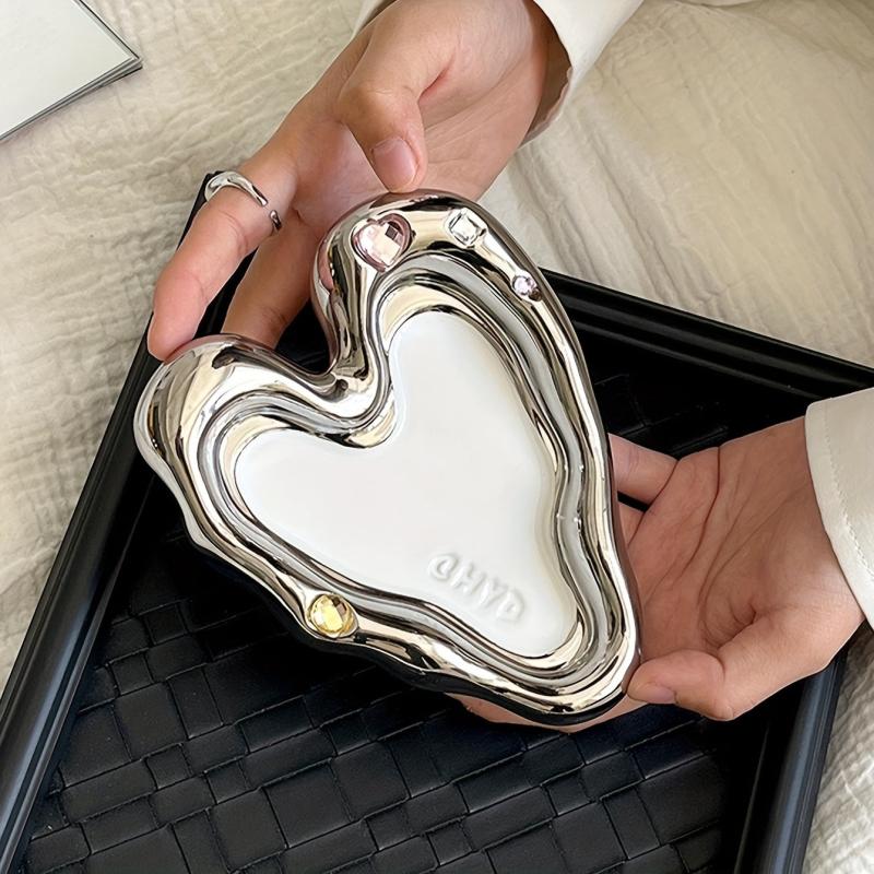 Heart Ceramic Ashtray Decorative Ornaments for Home Hotel Bar Office