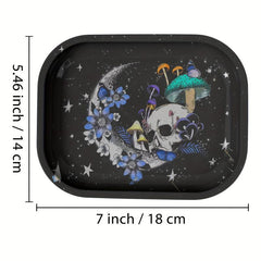 Creative Pattern Rolling Tray Durable Multipurpose Wake Up Tray Fruit Plate