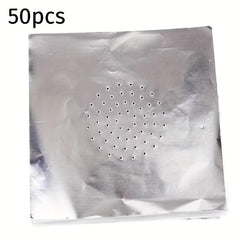 50Pcs Pack Perforated Aluminium Foil For Smoking Household Gadget