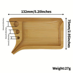 Small Bamboo Rolling Tray Mini Wooden Rolling Trays Cigarette Tray