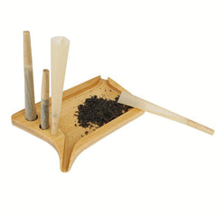 Small Bamboo Rolling Tray Mini Wooden Rolling Trays Cigarette Tray