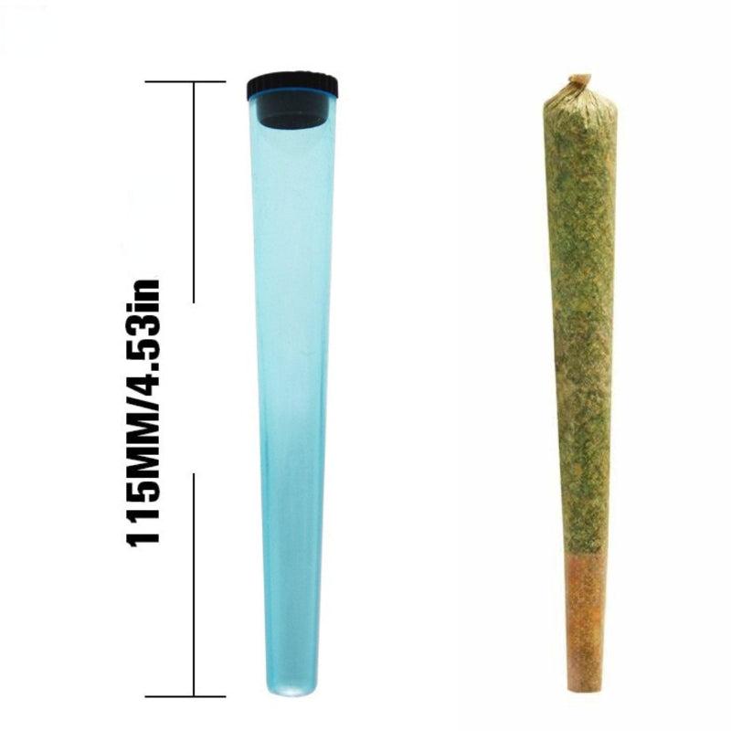 5pcs Plastic Storage Tube Sealed Moisture Smell Proof Pre-rolled Cone Storage