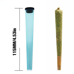 5pcs Plastic Storage Tube Sealed Moisture Smell Proof Pre-rolled Cone Storage