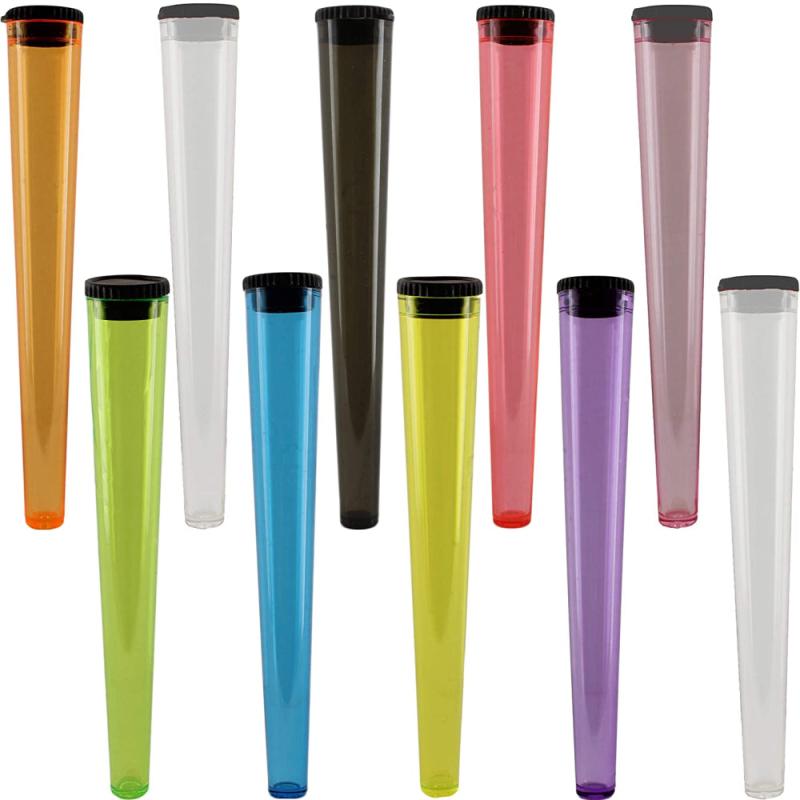 5pcs Plastic Storage Tube Sealed Moisture Smell Proof Pre-rolled Cone Storage