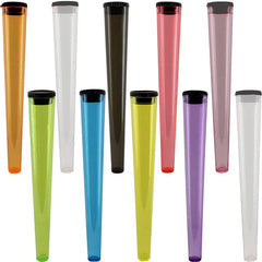 5pcs Plastic Storage Tube Sealed Moisture Smell Proof Pre-rolled Cone Storage